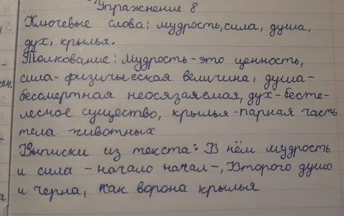 Выпишите ключевые слова из прочитанного отрывка 3й главы и заполните трехчастный дневник​