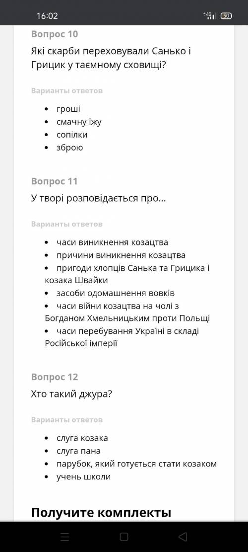 12 питань до тексту на козацьких островах​