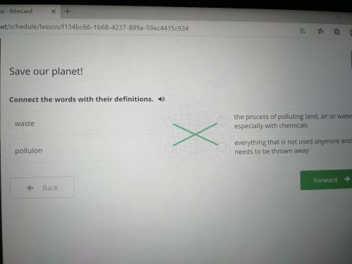 Save our planet!Connect the words with their definitions.waste polluion​