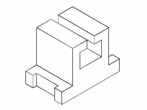 Черчение ЧЕРЧЕНИЕ Построить изометрическую модель и найти третью проекцию