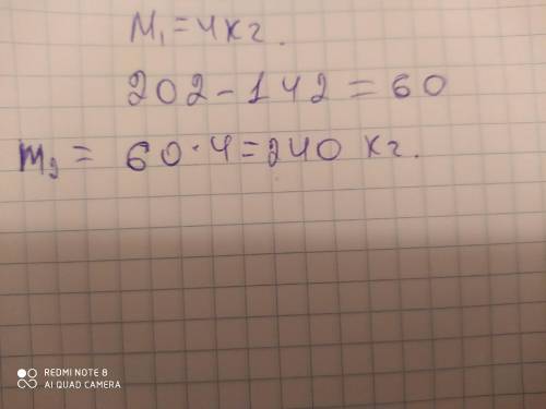 В магазине 202 коробок конфет по 4 кг в каждой. За неделю было продано 142 коробки конфет осталось?