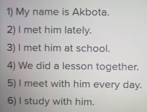 Write a blog post to your followers about your best friend. Follow the questions of writing. Use ‘ha