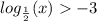 log_{ \frac{1}{2} }(x) - 3