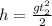 h = \frac{gt_2^2}{2}