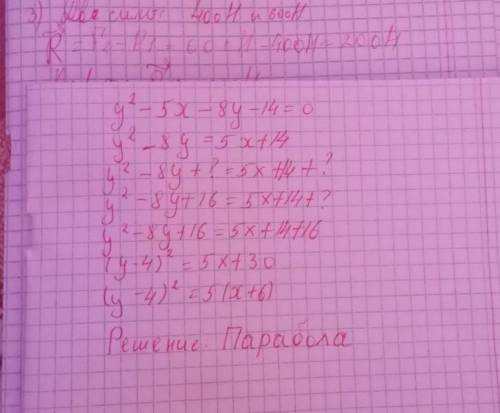 Найти параметр параболы y^2-5x-8y-14=0.