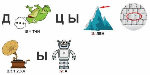 Састоит ребус са словами датчик цыпленка праграмы работа движение памогити ​