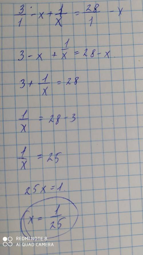 Решите уравнение:3/1-х+1/х+1=28/1-х​