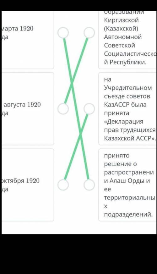 Задание 2. Соотнесите даты и события. 1 10 июля 1919г А Учредительный съезд Советов КазАССР в Оренбу