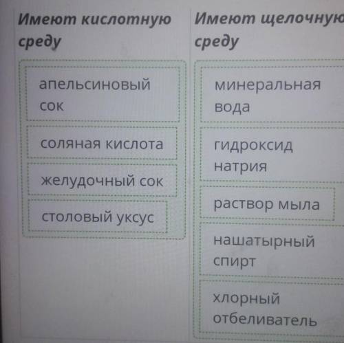 Природные кислоты и щелочи. Индикаторы. Лабораторный опыт № 7 Изучение кислотности и щелочности сре