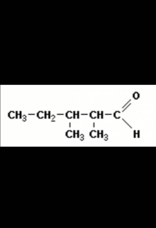 Написать формулу 2,3-диметилпентаналь