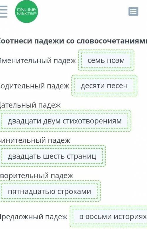 Жизнь замечательных людей Соотнеси падежи со словосочетаниями. Именительный падеж Родительный падеж