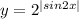 y = {2}^{ |sin2x| }