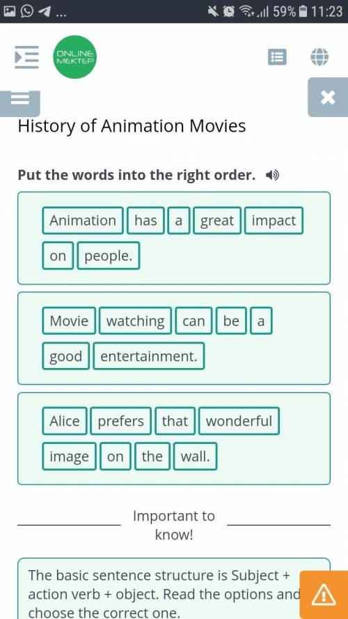 Read the question and choose the best answer. In which sentence can you choose: watching?In which se