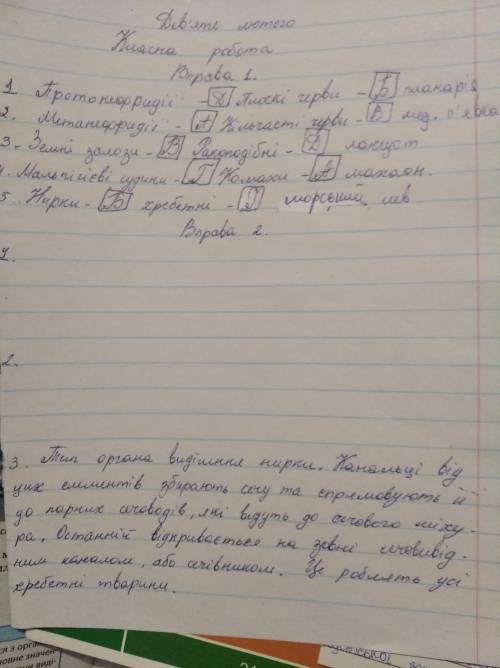 Опишить виділення зображених тварин 1) тип органів виділення 2) шлях виділення 3) групу тварин нітро