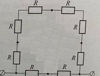 1. Если R = 9 Ом, каково полное сопротивление цепи, показанной на рисунке 217? 2.Если R = 5Ом, каков