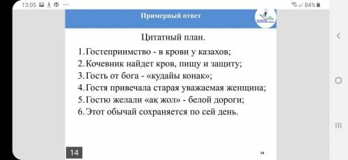 Прочитайте текст и составьте цитатный план к тексту. Гость бога. продолжение текста. Гостя при въезд