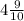 4\frac{9}{10}