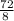 \frac{72}{8\\}