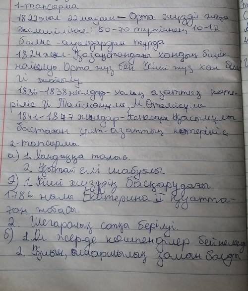 Халықтың отаршылдыққа қарсы ұлт-азаттық күресінің жылдарына байланысты болған оқиғаларды анықтаңыз ​