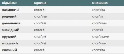 Провідміняйте в однині та множині іменники слоненя, хлоп’я, плем’я, горобеня