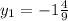 y_1=-1\frac{4}{9}