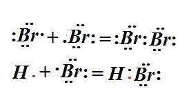 Напишіть електронні схеми утворення молекул брому, гідроген броміду Даю все что есть ​