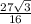 \frac{27\sqrt{3} }{16}