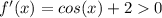 f'(x)=cos(x)+20