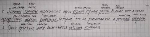 Прочитайте. Укажите падеж всех имён прилагательных. Подчеркните имена существительные как члены пред