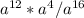 a^{12}*a^{4}/a^{16}