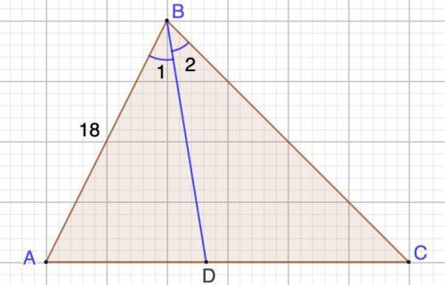 решить задачу с чертежом! Отрезок BD - биссектриса треугольника ABC. Найдите сторону BC, если AD:DC