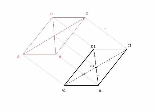 6. Точки А 1 , В 1 і О 1 , що не лежать на одній прямій є паралельними проекціями двох вершин і точк