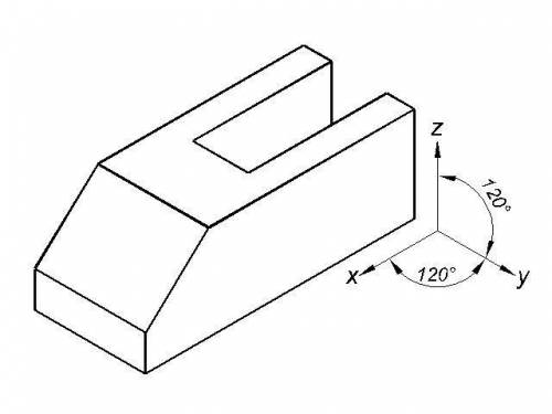 Букса . Надо начертить isometric view. Прям надо