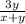 \frac{3y}{x+y}