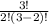 \frac{3!}{2!(3-2)!}