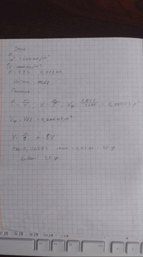 50 . какая масса воды выльется из отливного стакана полностью заполненного водой если в него положит