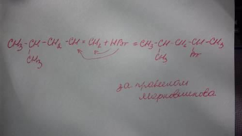 4-метилпентен-1+бромоводород=? !