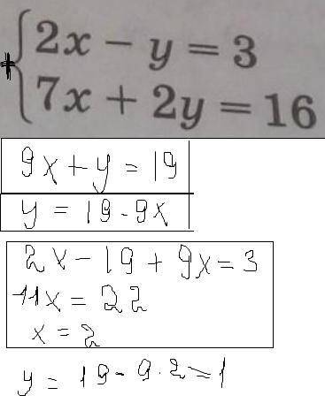 Решить. на примере системы уравнений расскажите, как решают систему методом сложения. ​