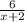 \frac{6}{x+2}