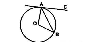 CA- касательно к окружности.вычислите градусную меру угла ABO , если угол BAC = 44 градуса ​