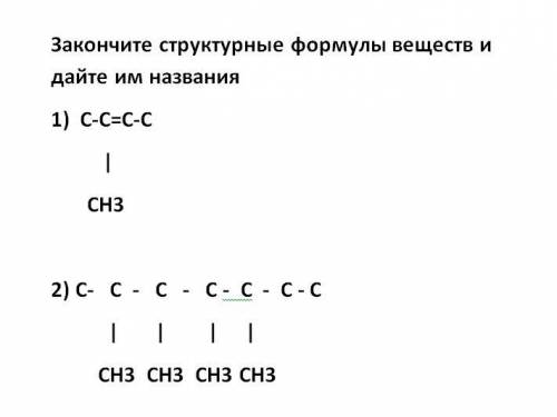 Химия Структурные формулы