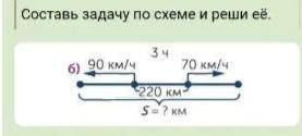 Состав задачу по схеме и реши ее