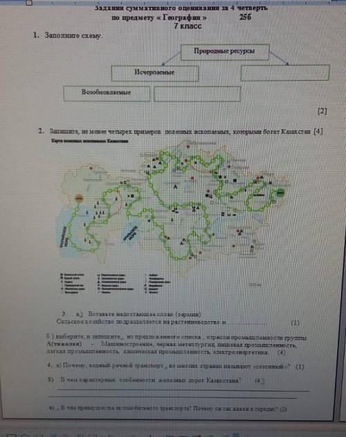 Соч география 7 класс