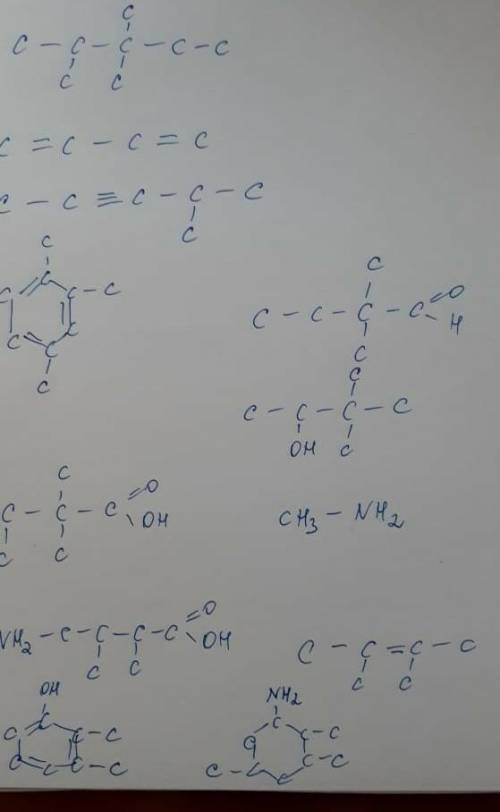 Расставить атомы водорода, дать название и определить класс вещества каждого​