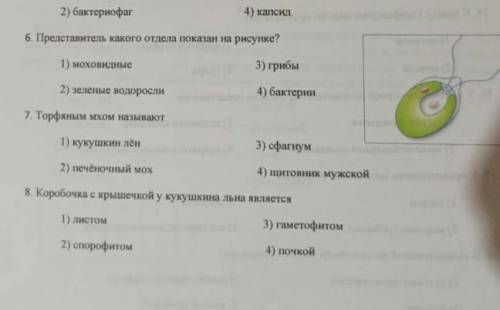 итоговая контрольная работа 7 класс по биологии​