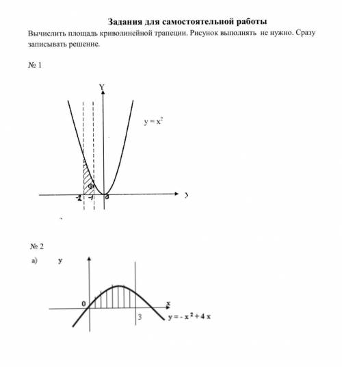 Найдите площадь криволинейной трапеции