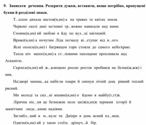 Українська мова, орфографічно-пунктуаційний практикум