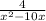 \frac{4}{x^{2}-10x}