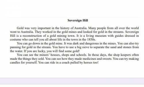 1. What material was valuable in the history of Australia? *A) ironB) copperC) silverD) gold2. What