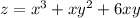 z = {x}^{3} + x {y}^{2} + 6xy